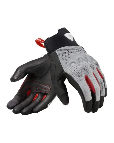 Rev'it | Kinetic short urban sports gloves Light Gray-Black