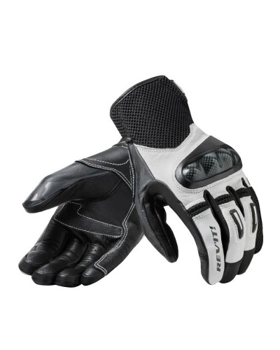 Rev'it | Prime Short Summer Sports Gloves - Black-White