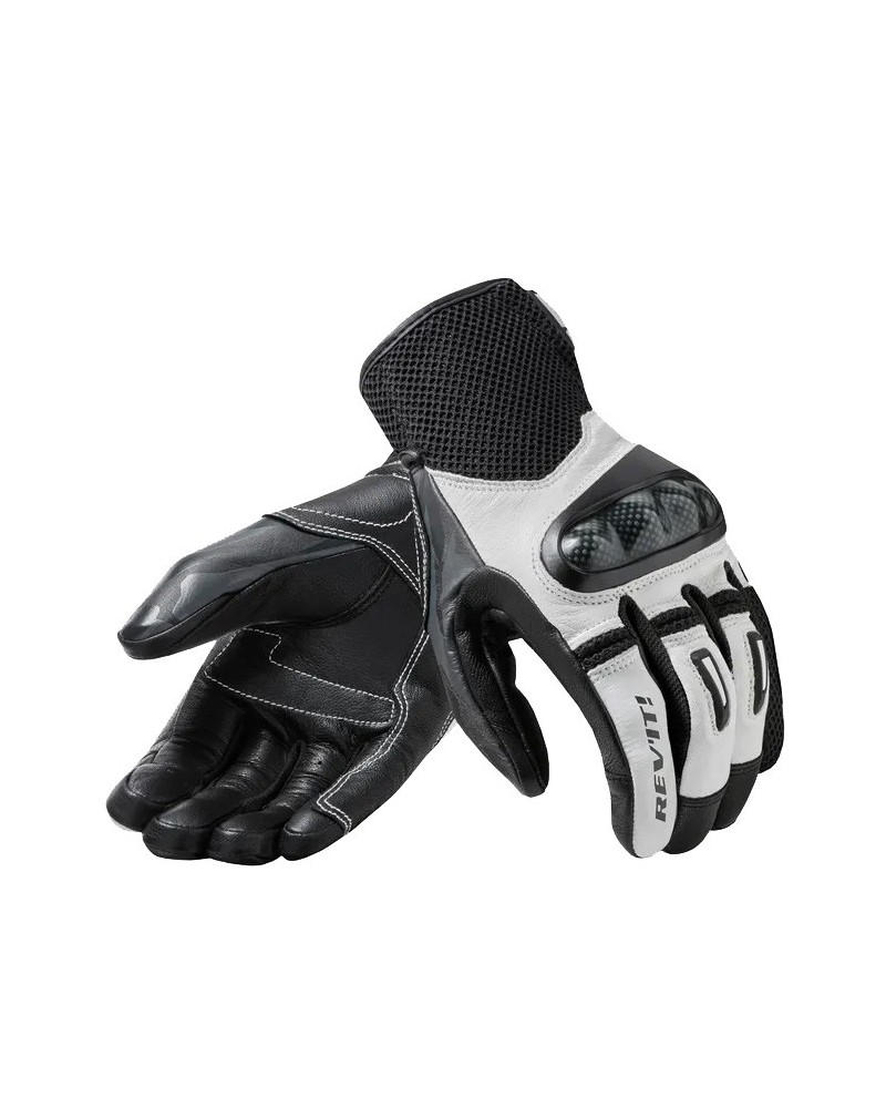 Rev'it | Prime Short Summer Sports Gloves - Black-White