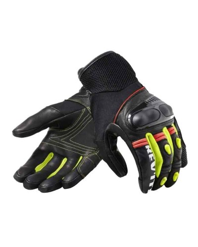 Rev'it | Metric short urban sports gloves - Black-Neon Yellow