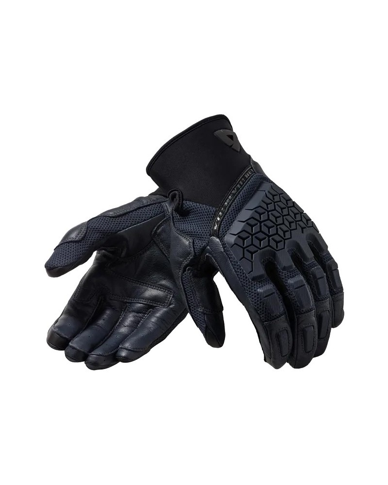 Rev'it | DIRT Series ventilated off-road gloves in mixed leather / fabric - Caliber Medium Gray