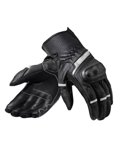 Rev'it | Chevron 3 full leather short gloves - Black-White