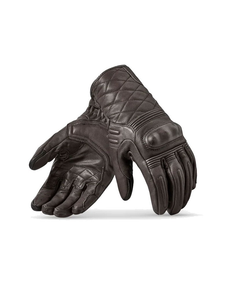 Rev'it | Classic full leather men's gloves - Monster 2 Dark Brown